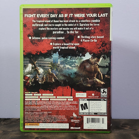 Xbox 360 - Dead Island [Special Edition] Retrograde Collectibles CIB, Co-op, Dead Island Series, Deep Silver, Gore, M Rated, Multiplayer, Open World, Techland, Xbox  Preowned Video Game 