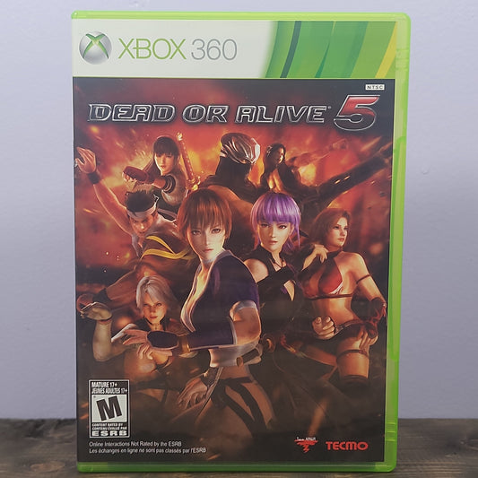 Xbox 360 - Dead Or Alive 5 Retrograde Collectibles 3D Fighter, Action, CIB, Dead or Alive Series, Fighting, M Rated, Team Ninja, Tecmo, Xbox 360 Preowned Video Game 