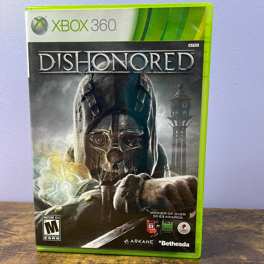 Xbox 360 - Dishonored Retrograde Collectibles Action, Arkane Studios, Assassin, Bethesda Softworks, CIB, Dark, Dishonored Series, First Person, M  Preowned Video Game 