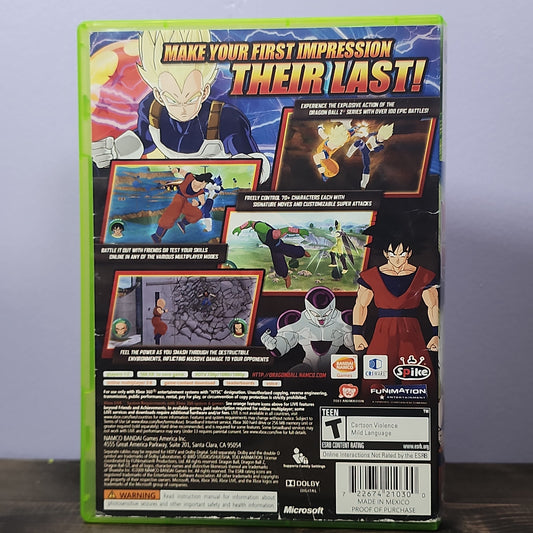 Xbox 360 - Dragon Ball: Raging Blast Retrograde Collectibles Bandai Namco, CIB, Dragon Ball, Goku, Multiplayer, T Rated, Xbox 360 Preowned Video Game