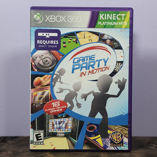 Xbox 360 - Game Party in Motion Retrograde Collectibles CIB, E Rated, Kinect, Microsoft, Party Game, Sports, Warner Bros., WB Games, Xbox, Xbox 360 Preowned Video Game 