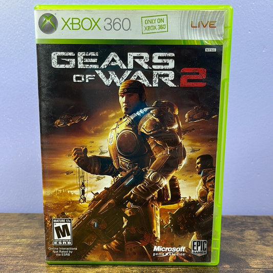 Xbox 360 - Gears of War 2 Retrograde Collectibles Action, CIB, Epic Games, Gears of War Series, M Rated, Microsoft Game Studios, Sci-Fi, Shooter, Thir Preowned Video Game 
