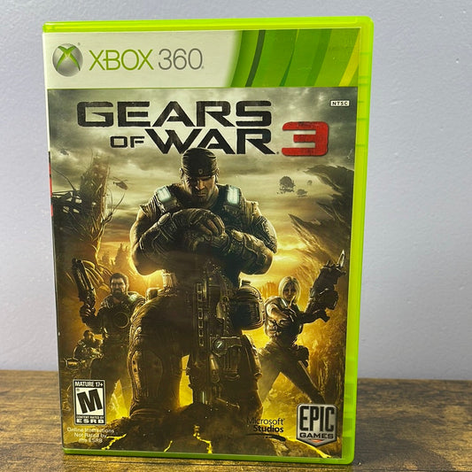Xbox 360 - Gears of War 3 Retrograde Collectibles Action, CIB, Epic Games, Gears of War Series, M Rated, Sci-Fi, Shooter, Third Person, Third Person S Preowned Video Game 