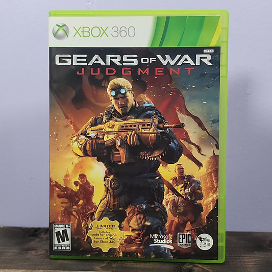 Xbox 360 - Gears of War: Judgment Retrograde Collectibles Action, CIB, Epic Games, Gears of War Series, M Rated, Microsoft Game Studios, People Can Fly, Sci-F Preowned Video Game 