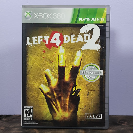 Xbox 360 - Left 4 Dead 2 [Platinum Hits] Retrograde Collectibles CIB, Co-op, First Person Shooter, FPS, Left 4 Dead Series, M Rated, Multiplayer, Valve, Xbox 360, Zo Preowned Video Game 