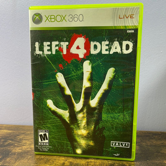 Xbox 360 - Left 4 Dead Retrograde Collectibles Action, CIB, Co-op, First Person Shooter, FPS, Gore, Left 4 Dead Series, M Rated, Multiplayer, Valve Preowned Video Game 