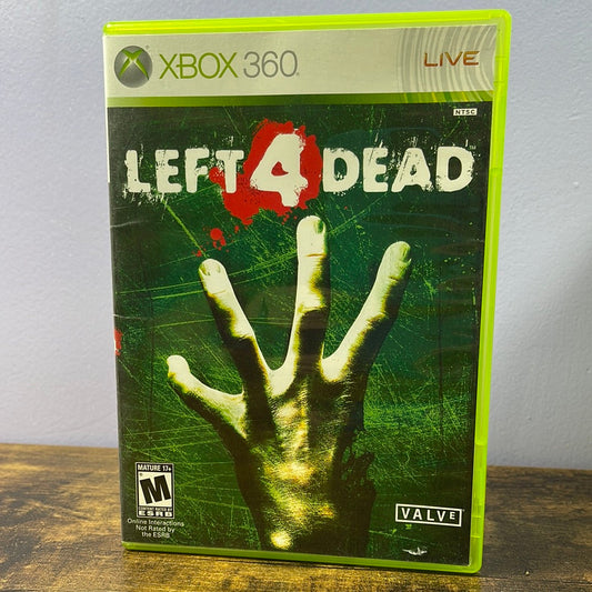 Xbox 360 - Left 4 Dead Retrograde Collectibles Action, CIB, Co-op, First Person Shooter, FPS, Gore, Left 4 Dead Series, M Rated, Multiplayer, Valve Preowned Video Game