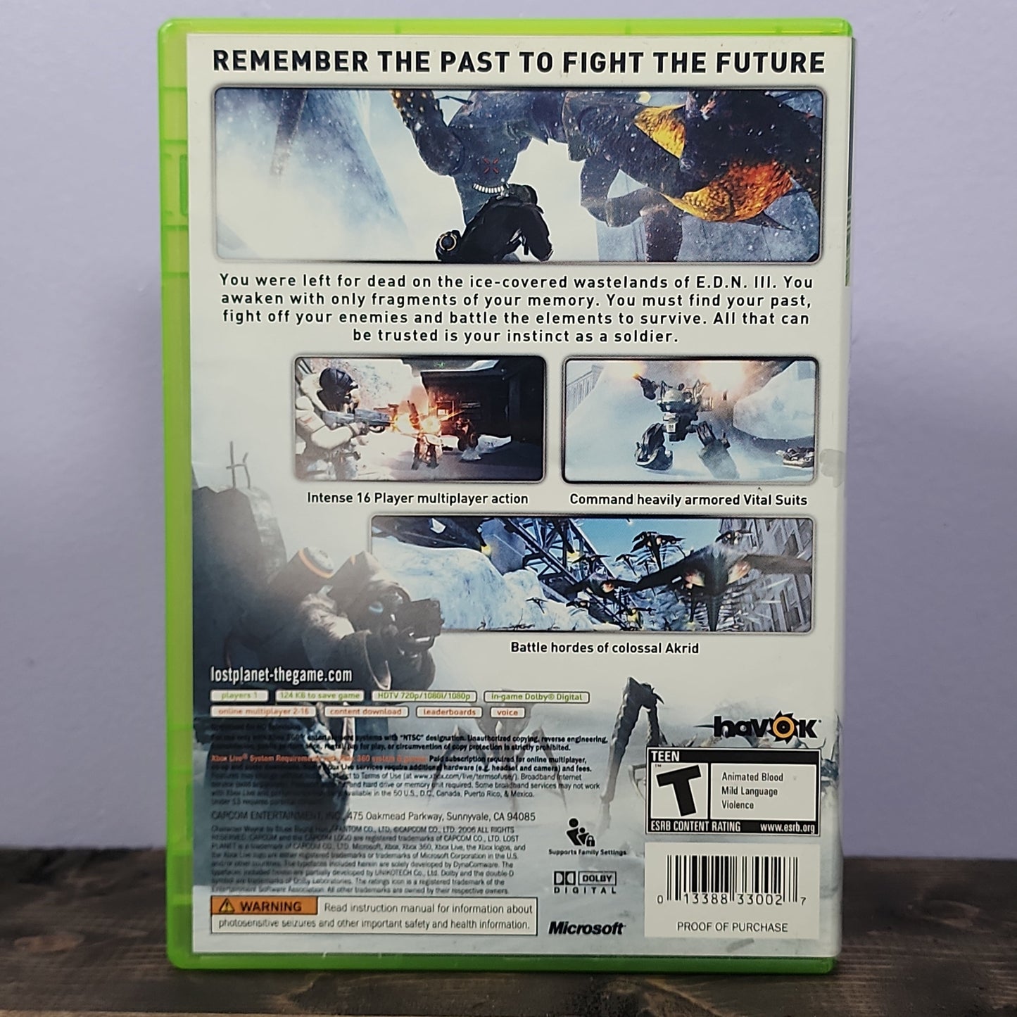 Xbox 360 - Lost Planet: Extreme Condition Retrograde Collectibles Action, Adventure, Capcom, CIB, Lost Planet Series, Mechs, Playstation 3, PS3, Sci-Fi, T Rated, Thir Preowned Video Game 