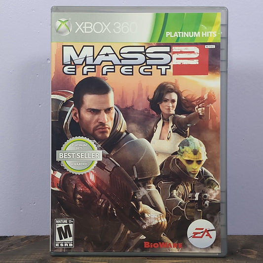 Xbox 360 - Mass Effect 2 [Platinum Hits] Retrograde Collectibles Action, BioWare, CIB, Commander Shepard, EA, M Rated, Mass Effect Series, RPG, Sci-Fi, Third Person  Preowned Video Game 