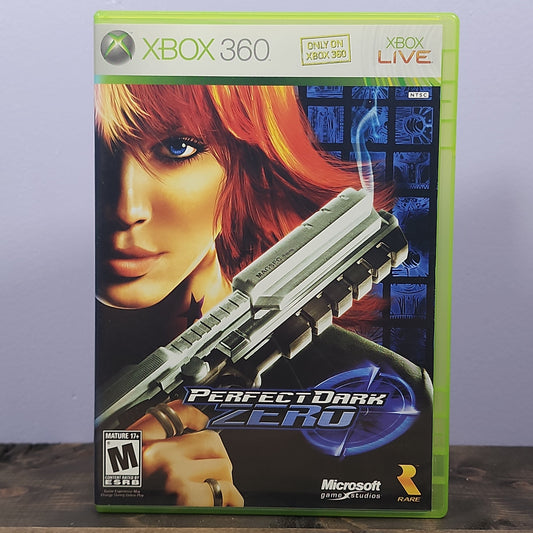 Xbox 360 - Perfect Dark Zero Retrograde Collectibles Action, Arcade, First Person Shooter, M Rated, Microsoft Game Studios, Perfect Dark Series, Rare Ltd Preowned Video Game 