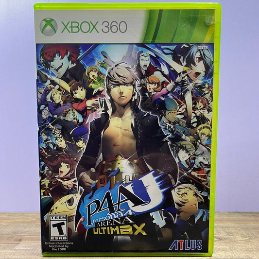 Xbox 360 - Persona 4 Arena Ultimax Retrograde Collectibles Action, Anime, Arc System Works, Atlus, CIB, Fighting, Multiplayer, Persona Series, T Rated, Weeb, X Preowned Video Game 