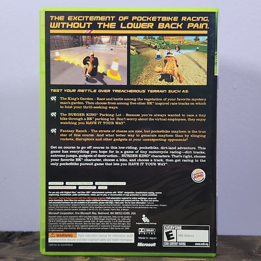 Xbox 360 - Pocketbike Racer Retrograde Collectibles Blitz Games, Burger King, CIB, E Rated, King Games, PocketBike Racer, Racing, Xbox, Xbox 360 Preowned Video Game 