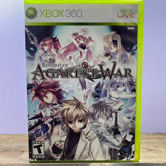 Xbox 360 - Record of Agarest War Retrograde Collectibles Agarest Series, Aksys Games, CIB, Compile Heart, JRPG, Romance, RPG, Strategy, T Rated, Turn-based,  Preowned Video Game 