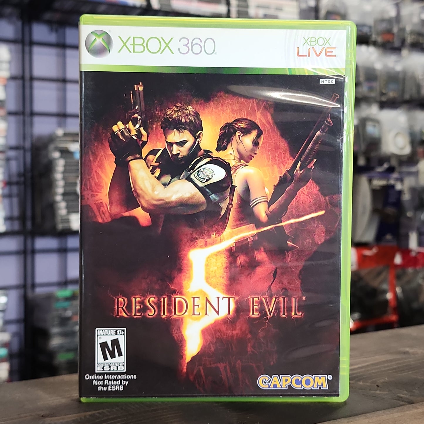 Xbox 360 - Resident Evil 5 Retrograde Collectibles capcom, CIB, Horror, M Rated, Microsoft, Resident Evil, Survival, Third-Person, Xbox 360, Zombies Preowned Video Game 