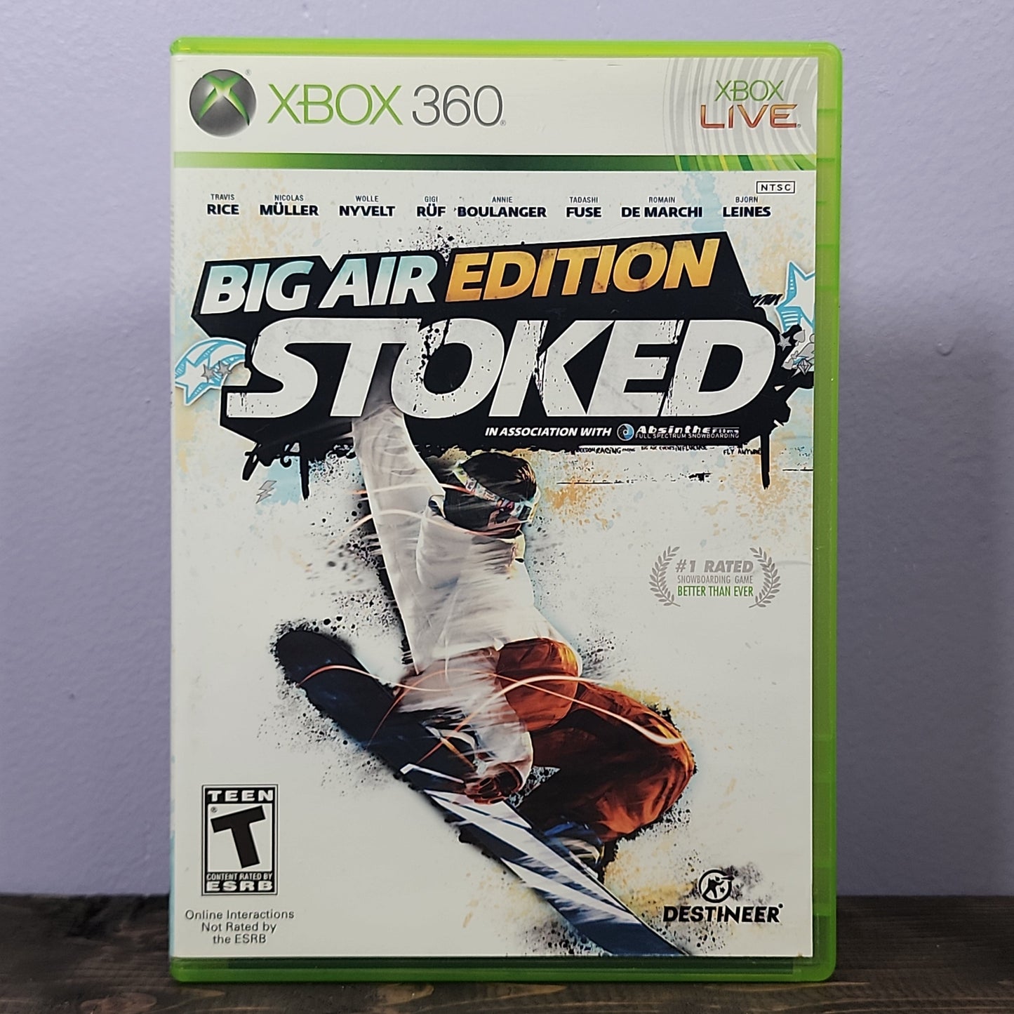 Xbox 360 - Stoked: Big Air Edition Retrograde Collectibles Bongfish, CIB, Destineer, Ski, Snowboarding, Sports, Stoked Series, T Rated, Xbox 360 Preowned Video Game 