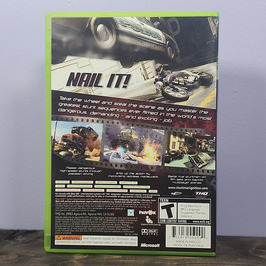 Xbox 360 - Stuntman: Ignition Retrograde Collectibles Arcade, Automobile, CIB, Driving, Paradigm Entertainment, Racing, T Rated, THQ, Xbox 360 Preowned Video Game 