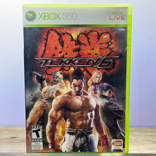 Xbox 360 - Tekken 6 Retrograde Collectibles 3D Fighter, Action, Bandai Namco, CIB, Fighting, Multiplayer, T Rated, Tekken Series, Xbox 360 Preowned Video Game 