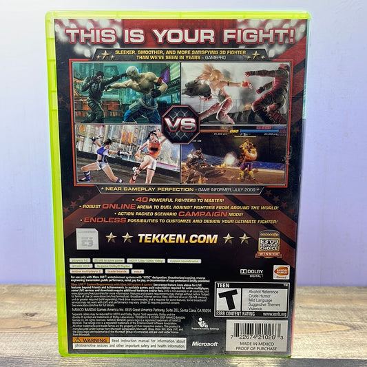 Xbox 360 - Tekken 6 Retrograde Collectibles 3D Fighter, Action, Bandai Namco, CIB, Fighting, Multiplayer, T Rated, Tekken Series, Xbox 360 Preowned Video Game 