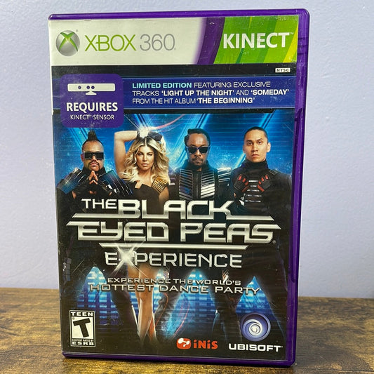 Xbox 360 - The Black Eyed Peas Experience Retrograde Collectibles CIB, Dance, Kinect, Microsoft, Music, T Rated, Ubisoft, Xbox, Xbox 360 Preowned Video Game 