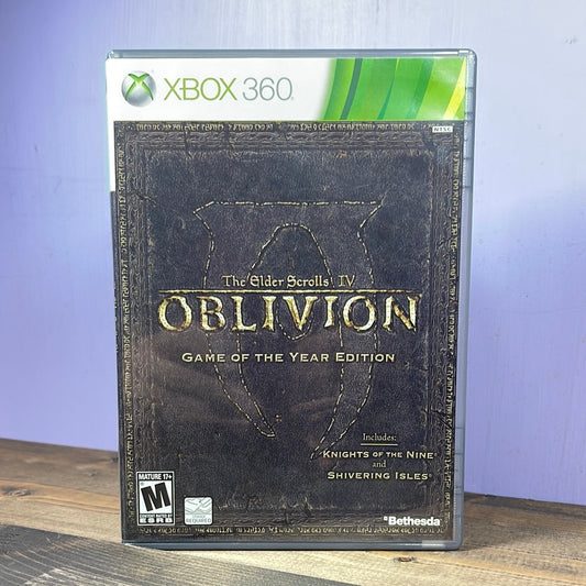 Xbox 360 - The Elder Scrolls IV: Oblivion [Game of the Year] Retrograde Collectibles Bethesda, Bethesda Softworks, CIB, Elder Scrolls, Fantasy, Game of the Year, M Rated, Open World, Ro Preowned Video Game 