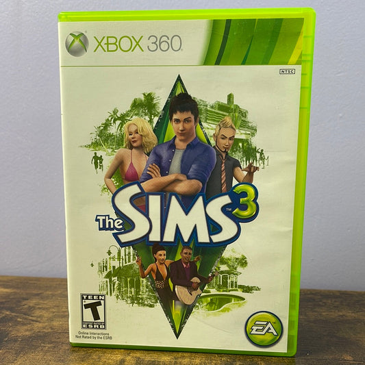 Xbox 360 - The Sims 3 Retrograde Collectibles CIB, EA, Simulation, T Rated, The Sims Series, Virtual Life, Xbox 360 Preowned Video Game 
