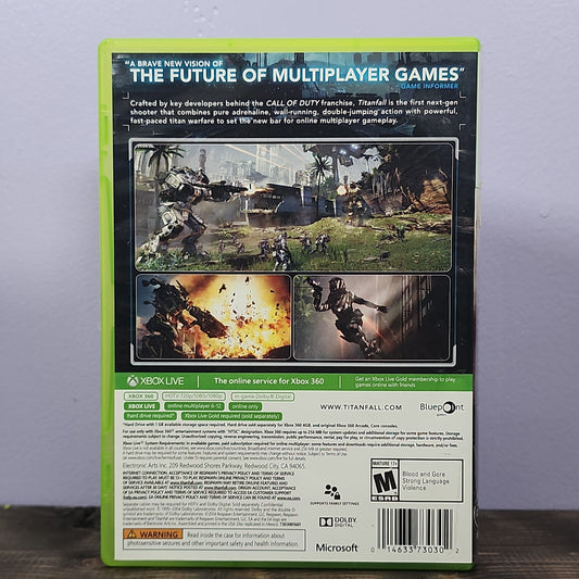 Xbox 360 - Titanfall Retrograde Collectibles Action, CIB, EA, First Person Shooter, FPS, Mech, Mecha, Respawn, Respawn Entertainment, Titanfall,  Preowned Video Game 