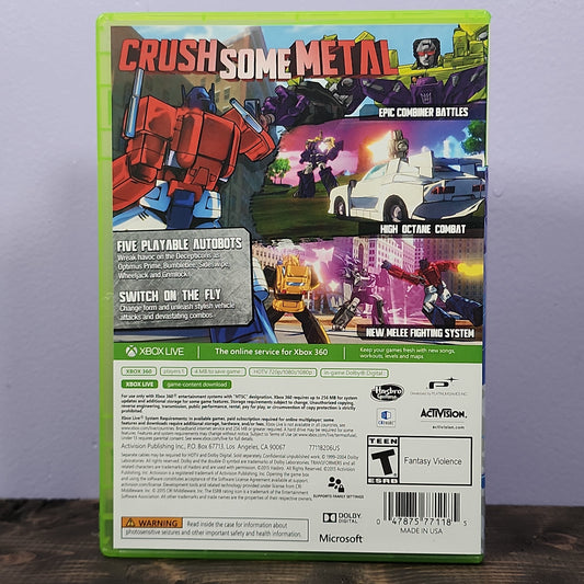 Xbox 360 - Transformers: Devastation Retrograde Collectibles Action, Activision, Adventure, Beat 'Em Up, CIB, PlatinumGames, Sci-Fi, T Rated, Transformers Series Preowned Video Game 