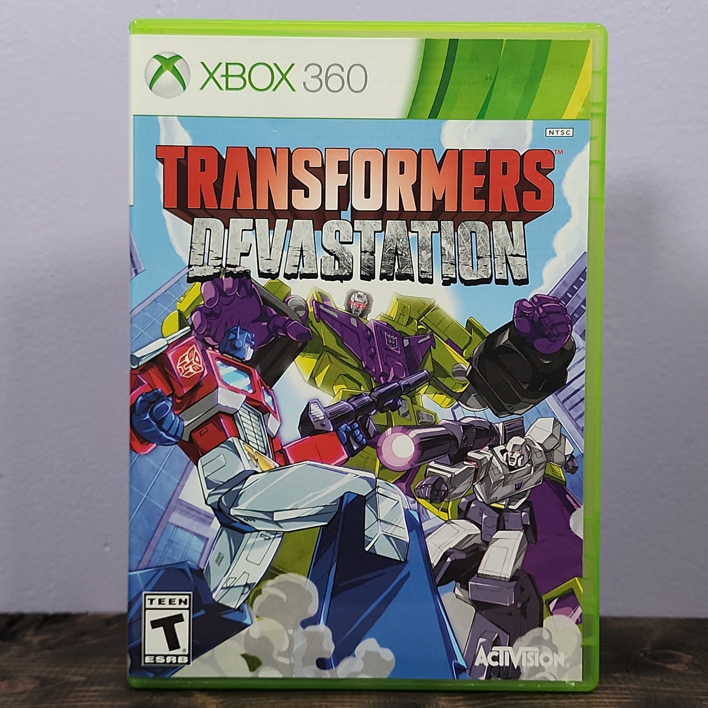 Xbox 360 - Transformers: Devastation Retrograde Collectibles Action, Activision, Adventure, Beat 'Em Up, CIB, PlatinumGames, Sci-Fi, T Rated, Transformers Series Preowned Video Game 