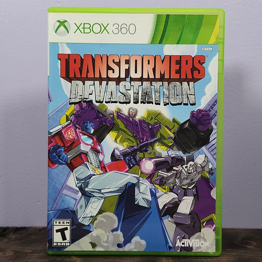 Xbox 360 - Transformers: Devastation Retrograde Collectibles Action, Activision, Adventure, Beat 'Em Up, CIB, PlatinumGames, Sci-Fi, T Rated, Transformers Series Preowned Video Game 