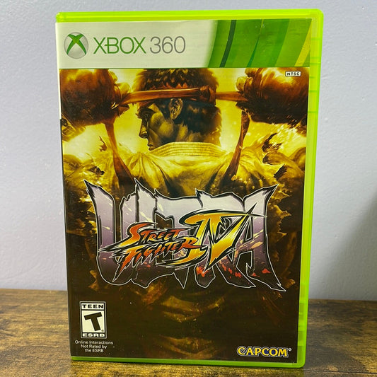 Xbox 360 - Ultra Street Fighter IV Retrograde Collectibles 2D Fighter, Action, Arcade, Capcom, CIB, Fighting, Street Fighter Series, T Rated, Xbox 360 Preowned Video Game 