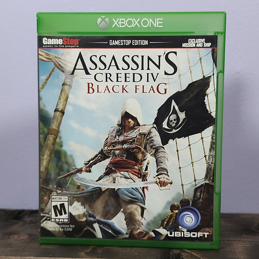 Xbox One - Assassin's Creed IV: Black Flag [GameStop Edition] Retrograde Collectibles Action, Adventure, Assassin's Creed Series, CIB, History, M Rated, Open World, Parkour, Pirates, Ste Preowned Video Game 