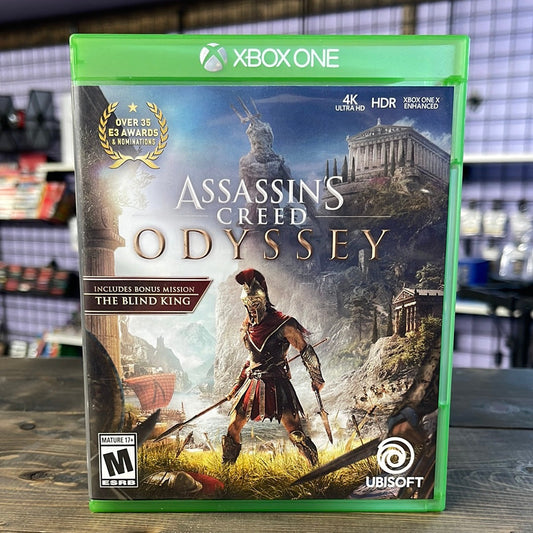 Xbox One - Assassin's Creed: Odyssey Retrograde Collectibles Assassin, Assassin's Creed, CIB, Open World, Single Player, Ubisoft, Xbox One Preowned Video Game 