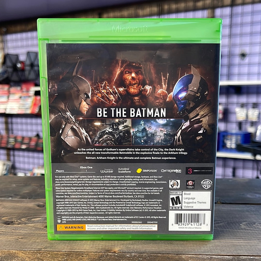 Xbox One - Batman: Arkham Knight Retrograde Collectibles Action, Batman, CIB, Dark, DC Comics, Open World, Rocksteady, Stealth, Superhero, Warner Bros., Xbox Preowned Video Game 