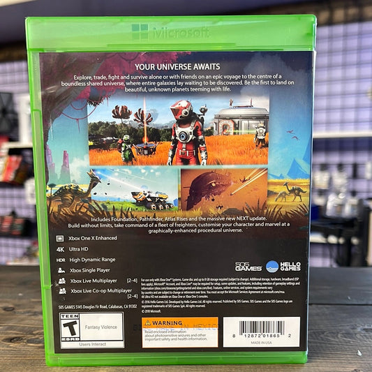 Xbox One - No Man's Sky Retrograde Collectibles CIB, Crafting, Exploration, Hello Games, Open World, Sci-Fi, Sean Murray, Space, Survival Preowned Video Game 