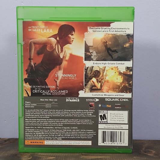 Xbox One - Tomb Raider: Definitive Edition Retrograde Collectibles Action, adventure, CIB, Crystal Dynamics, Eidos, Eidos Montreal, Female Protagonist, Feral Interacti Preowned Video Game 