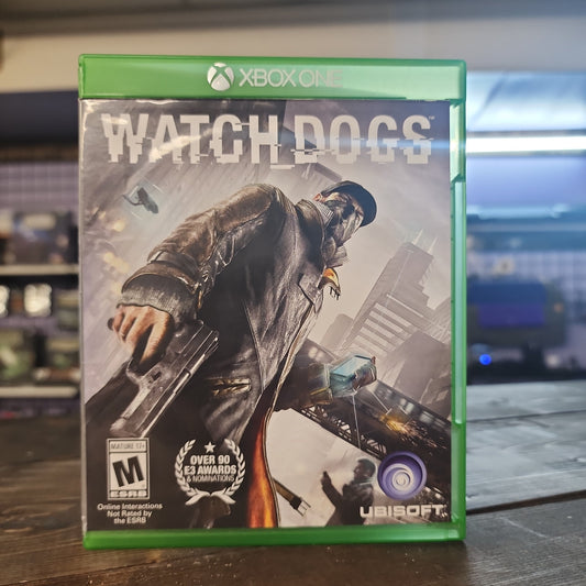 Xbox One - Watch Dogs Retrograde Collectibles Action, CIB, Cyberpunk, Dystopian, Hacking, Multiplayer, Open World, Ubisoft, Watch Dogs, Watch_Dogs Preowned Video Game 