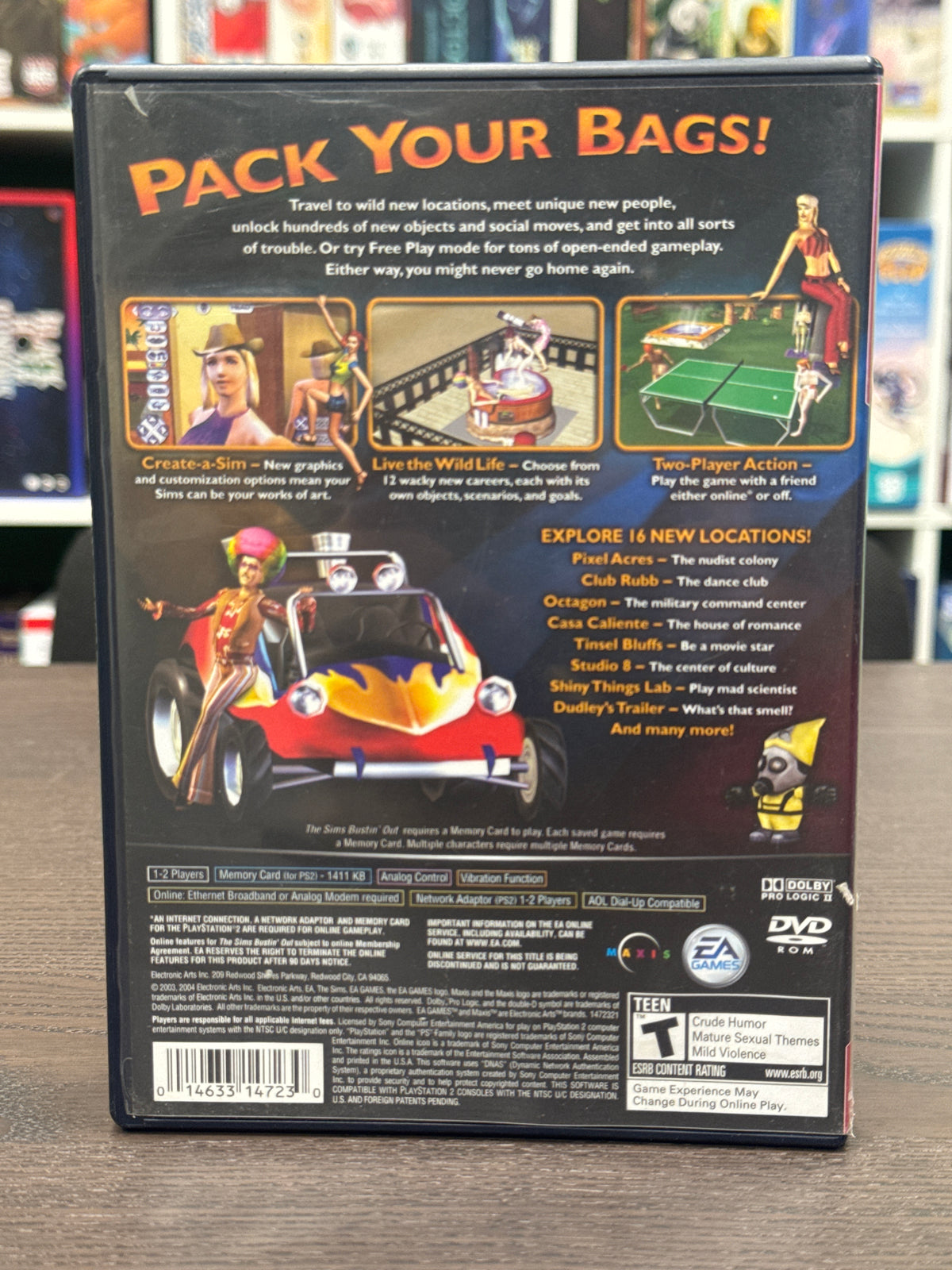 Playstation 2 - The Sims Bustin' Out