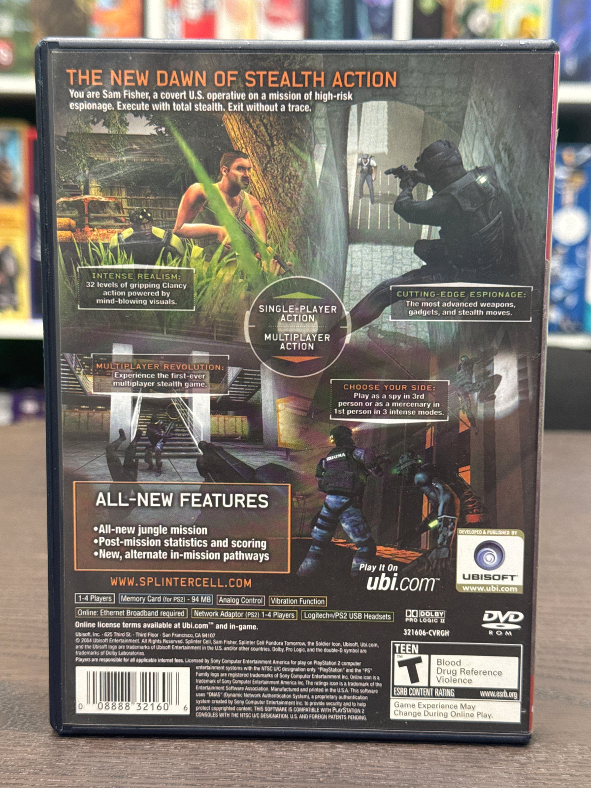 Playstation 2 - Splinter Cell: Pandora Tomorrow [Greatest Hits]