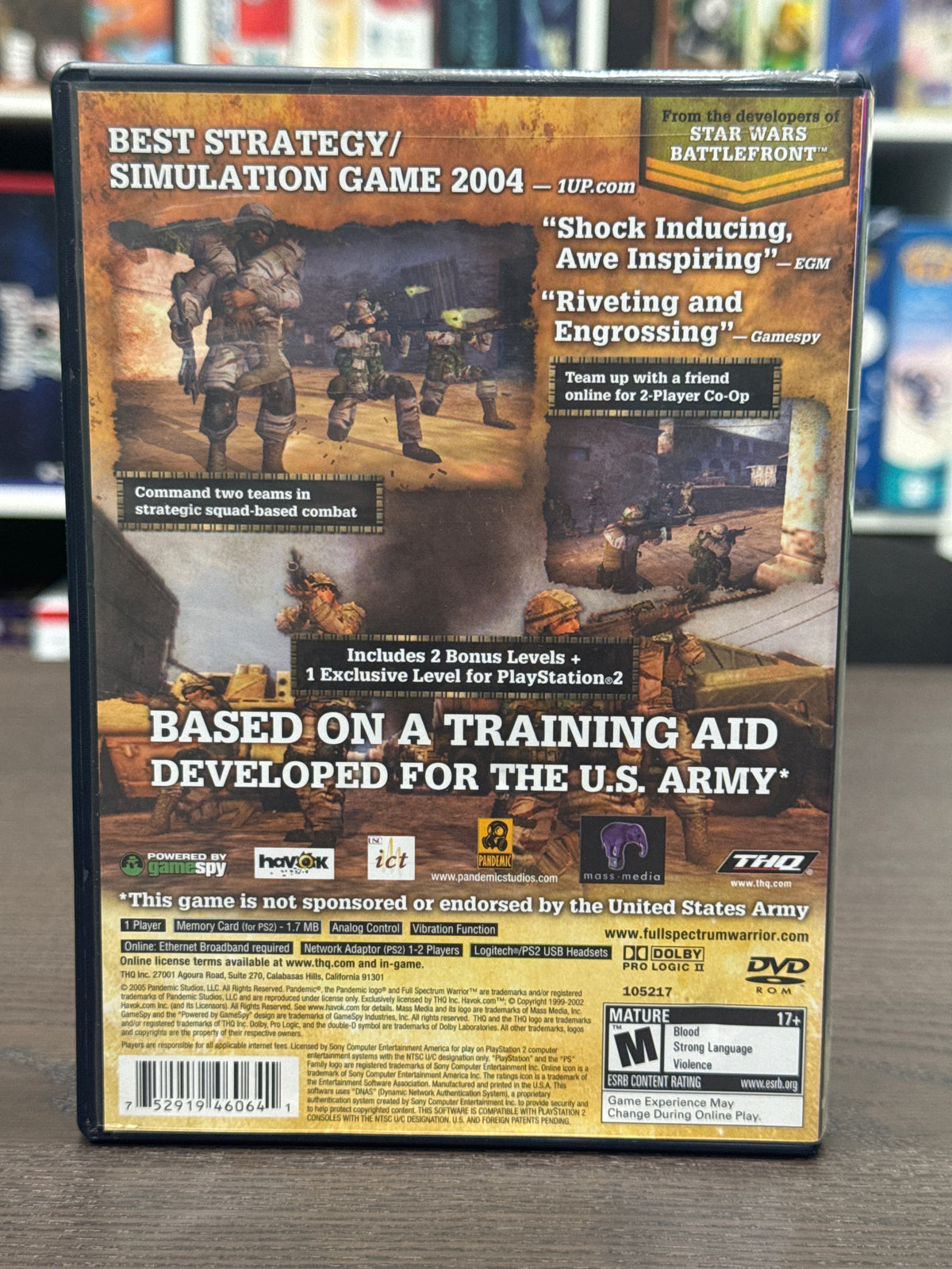 Playstation 2 - Full Spectrum Warrior