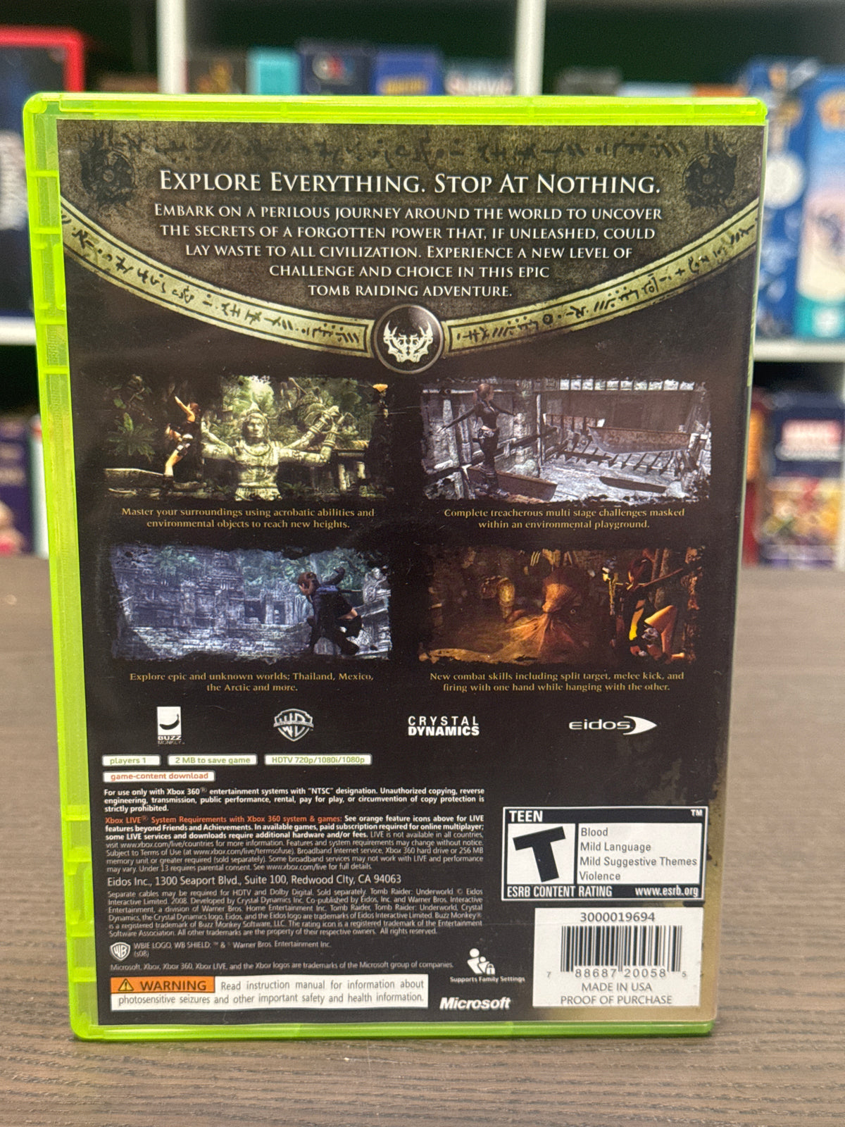 Xbox 360 -  Tomb Raider Underworld