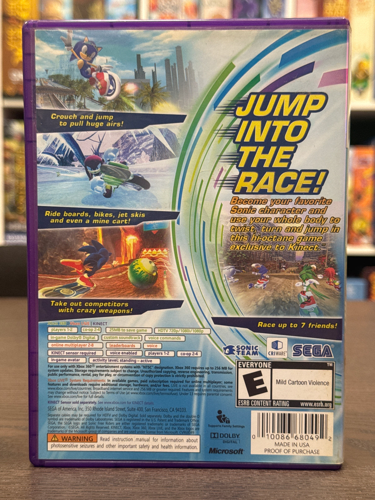 Xbox 360 - Sonic Free Riders