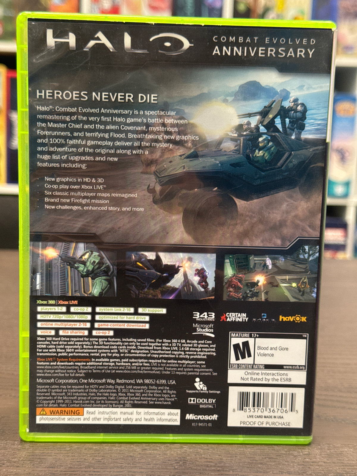 Xbox 360 - Halo Combat Evolved Anniversary