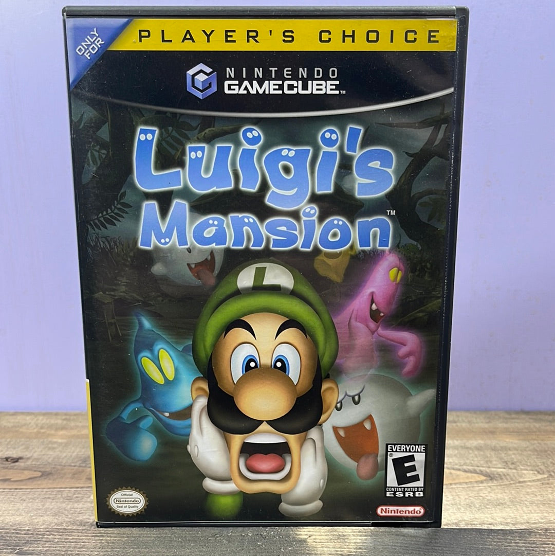 Nintendo Gamecube - Luigi's Mansion [Player’s Choice] Retrograde Collectibles Action, Adventure, CIB, E Rated, Gamecube, Luigi, Nintendo Gamecube Preowned Video Game 