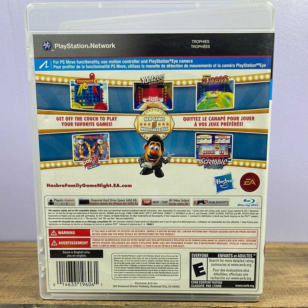 Playstation 3 - Hasbro Family Game Night 4: The Game Show Retrograde Collectibles CIB, EA, Family Game Night Series, Hasbro, Move Compatible, Party Game, Playstation 3, PS3 Preowned Video Game 