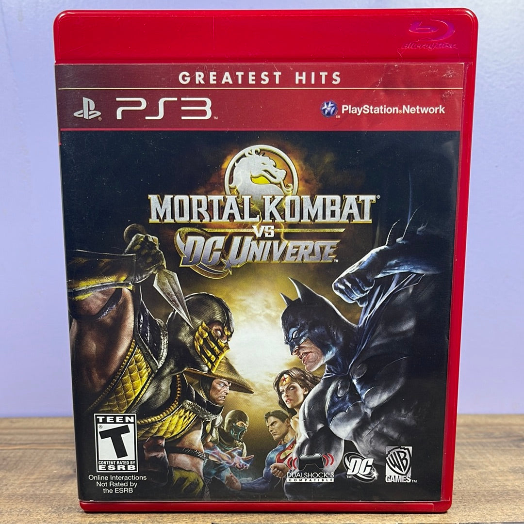 Playstation 3 - Mortal Kombat Vs. DC Universe [Greatest Hits] Retrograde Collectibles 2D Fighter, Action, CIB, DC Comics, Fighting, Midway, Mortal Kombat Series, Playstation 3, PS3, Supe Preowned Video Game 