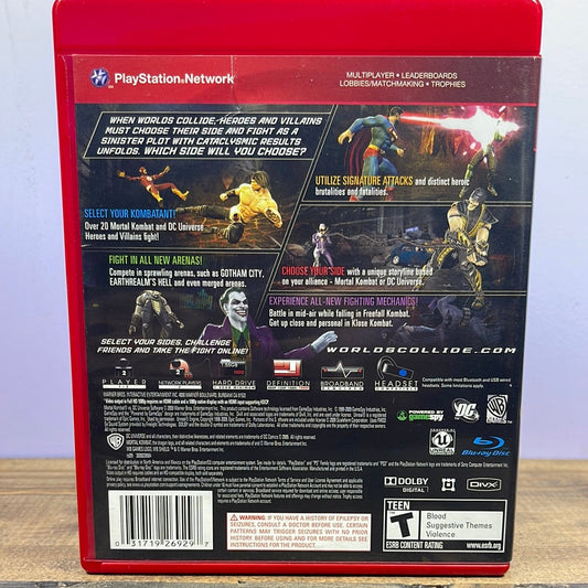 Playstation 3 - Mortal Kombat Vs. DC Universe [Greatest Hits] Retrograde Collectibles 2D Fighter, Action, CIB, DC Comics, Fighting, Midway, Mortal Kombat Series, Playstation 3, PS3, Supe Preowned Video Game 